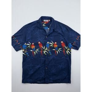 Pacific Legend Parrot Magnum PI Men's Hawaiian Shirt XL